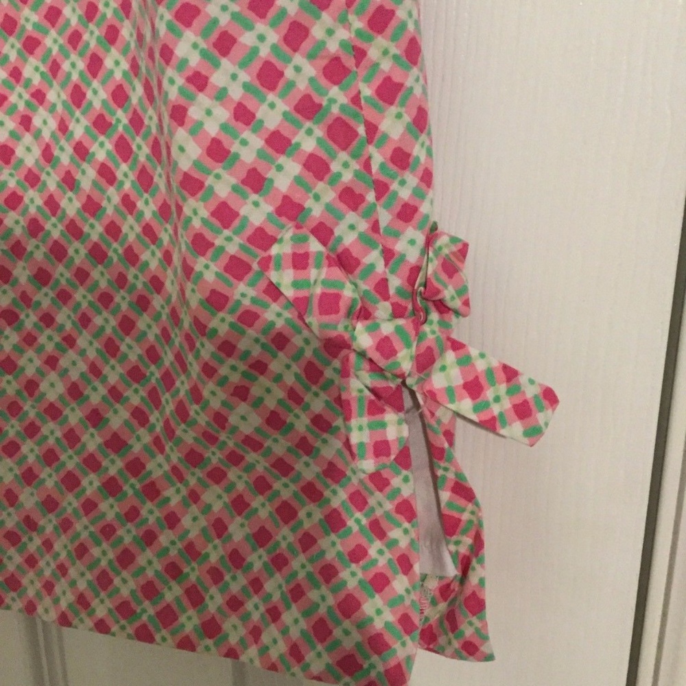 Lilly Pulitzer Pink Green White Skirt Size 8 - Picture 3 of 5